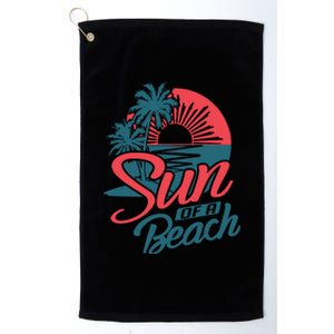 Sun Of A Beach Platinum Collection Golf Towel