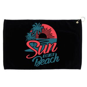 Sun Of A Beach Grommeted Golf Towel