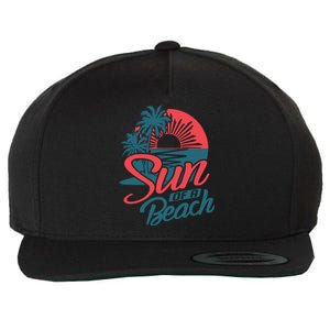 Sun Of A Beach Wool Snapback Cap