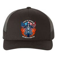 Sons Of Aspirin Arthritis Chapter Skeleton Motorcycle Rider Yupoong Adult 5-Panel Trucker Hat