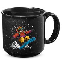 Sloth On A Snowboard Snowboarding 15oz Campfire Ceramic Mug