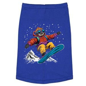 Sloth On A Snowboard Snowboarding Doggie Tank