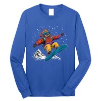 Sloth On A Snowboard Snowboarding Long Sleeve Shirt