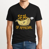 Seal Of Approval V-Neck T-Shirt