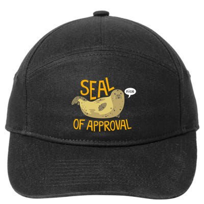 Seal Of Approval 7-Panel Snapback Hat