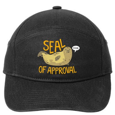 Seal Of Approval 7-Panel Snapback Hat