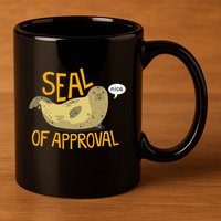 Seal Of Approval 11oz C Handle Ceramic Mug