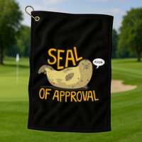 Seal Of Approval Golf Towel
