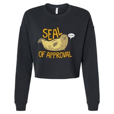 Seal Of Approval Cropped Pullover Crew