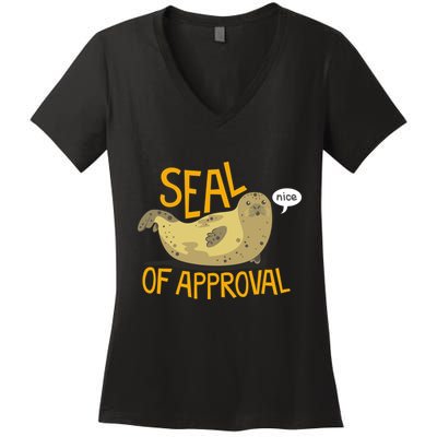 Seal Of Approval Women's V-Neck T-Shirt