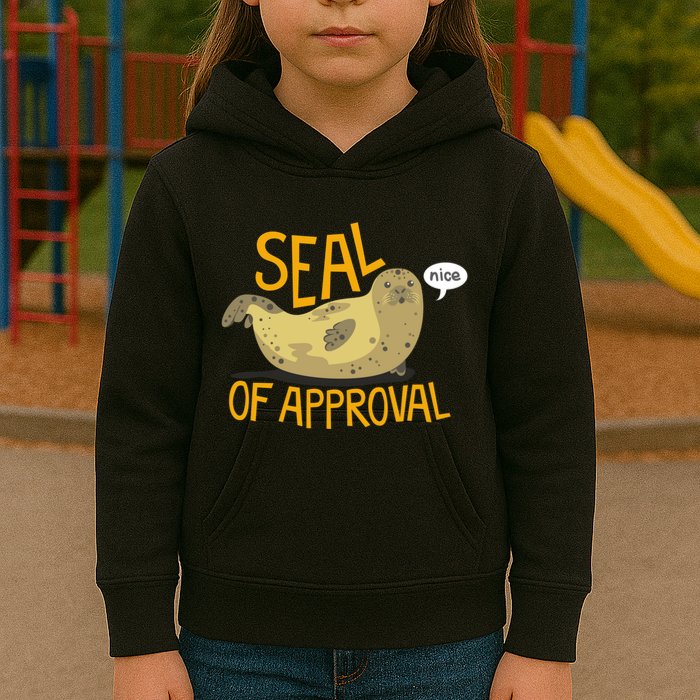 Seal Of Approval Kids Hoodie