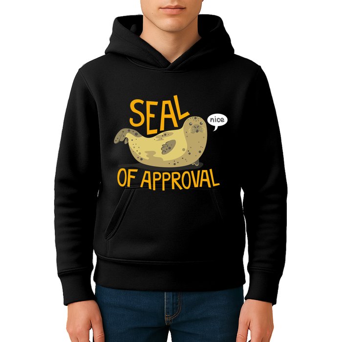 Seal Of Approval Kids Hoodie