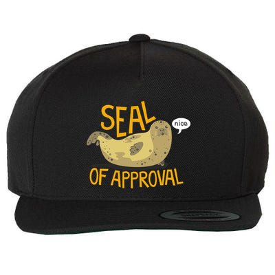 Seal Of Approval Wool Snapback Cap