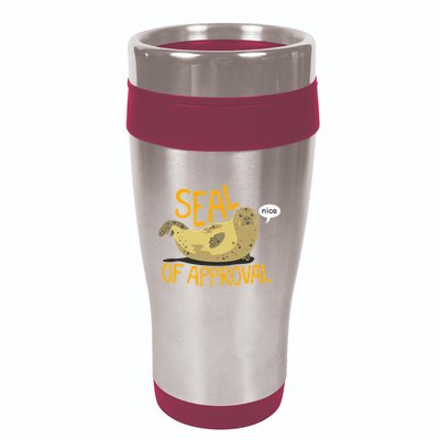 Seal Of Approval 16oz Travel Tumbler