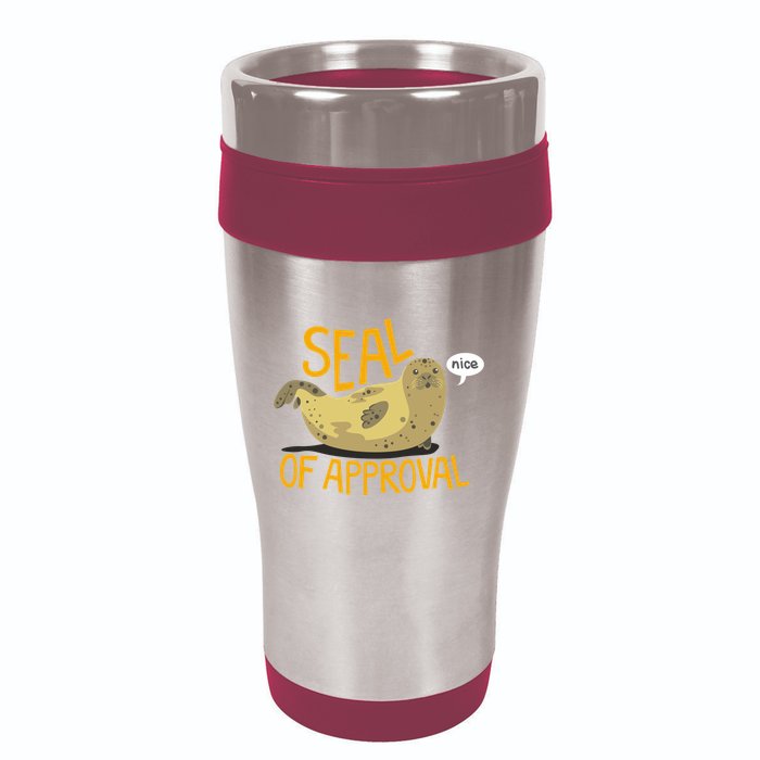 Seal Of Approval 16oz Travel Tumbler