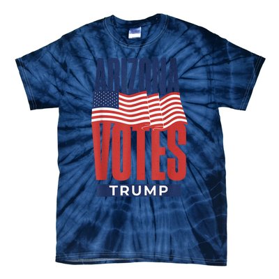 State Of Arizona Is Voting For Trump Us Election Tie-Dye T-Shirt