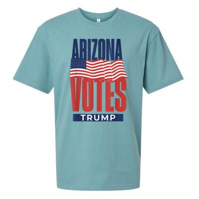 State Of Arizona Is Voting For Trump Us Election Sueded Cloud Jersey T-Shirt