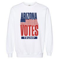 State Of Arizona Is Voting For Trump Us Election Garment-Dyed Sweatshirt