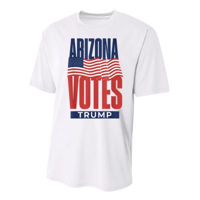 State Of Arizona Is Voting For Trump Us Election Performance Sprint T-Shirt