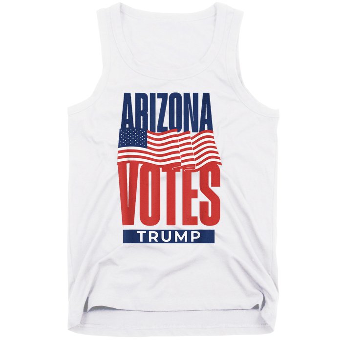 State Of Arizona Is Voting For Trump Us Election Tank Top