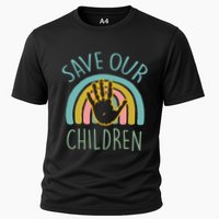 Save Our Abuse Slavery Awareness Gift Cooling Performance Crew T-Shirt