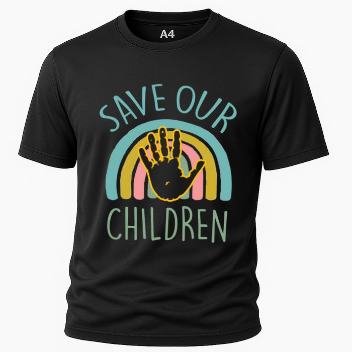 Save Our Abuse Slavery Awareness Gift Cooling Performance Crew T-Shirt