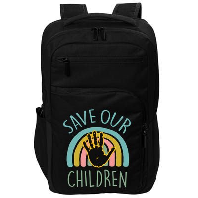 Save Our Abuse Slavery Awareness Gift Impact Tech Backpack