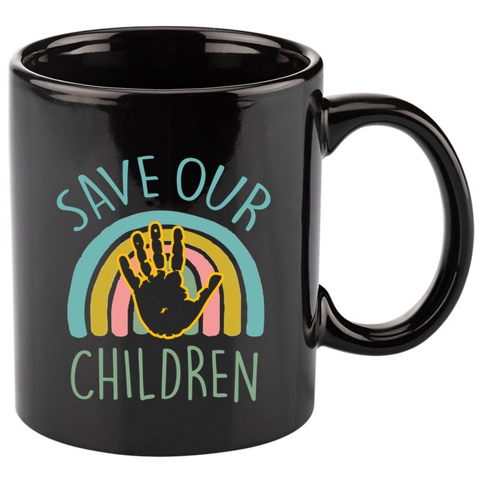 Save Our Abuse Slavery Awareness Gift 11oz C Handle Ceramic Mug