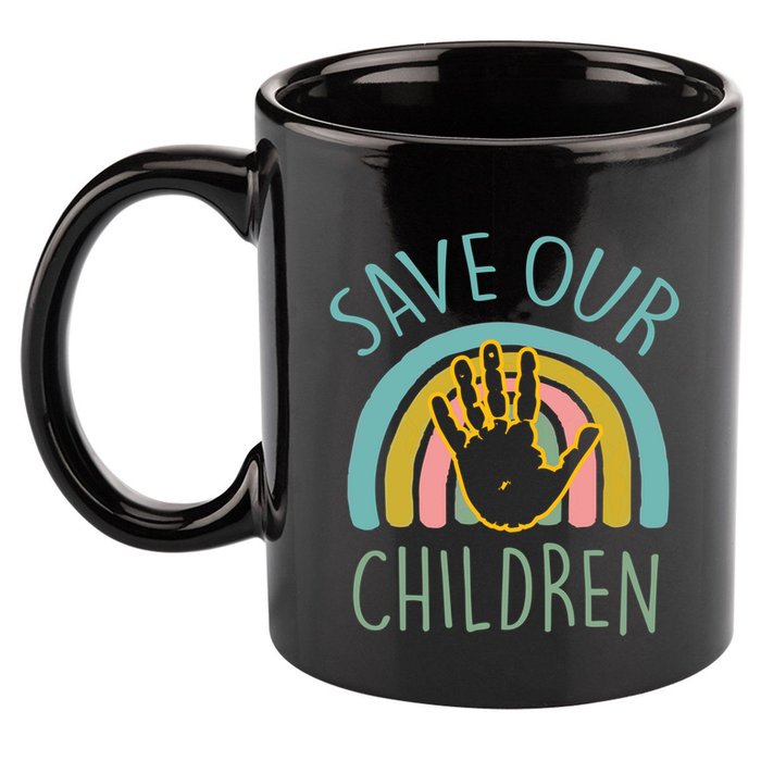 Save Our Abuse Slavery Awareness Gift 11oz C Handle Ceramic Mug