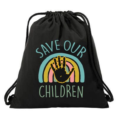 Save Our Abuse Slavery Awareness Gift Drawstring Bag