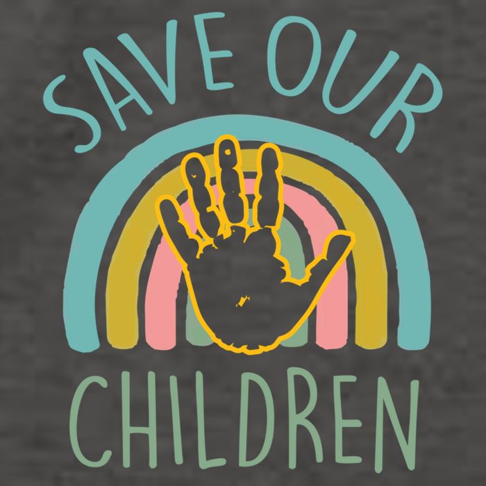 Save Our Abuse Slavery Awareness Gift Vector Backpack