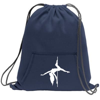 Silhouette Of A Dancer Sweatshirt Cinch Pack Bag