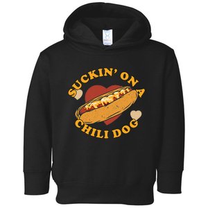 Suckin On A Chili Dog Foodie Toddler Hoodie