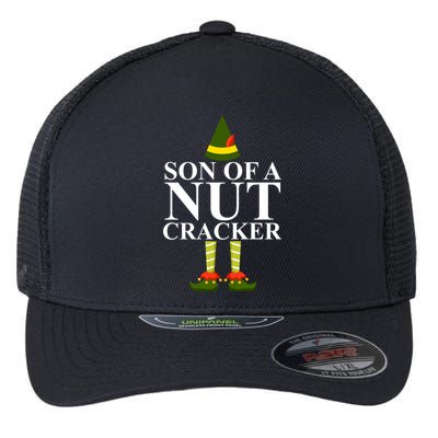 Son Of A Nut Cracker Funny Christmas Flexfit Unipanel Trucker Cap