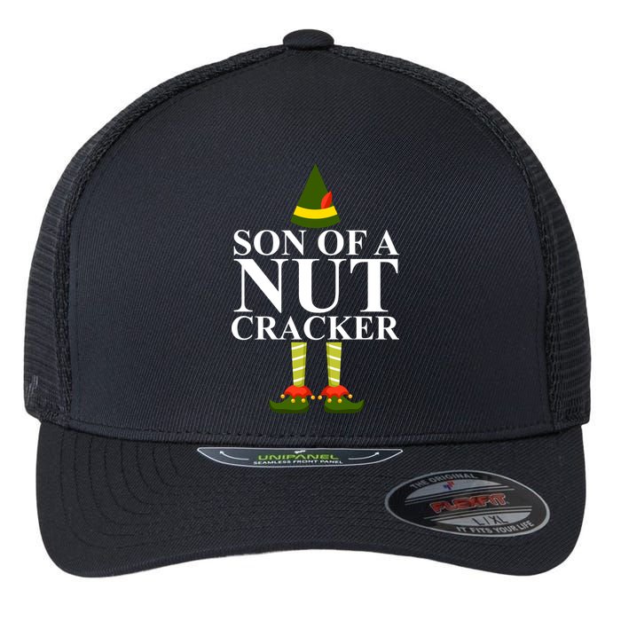 Son Of A Nut Cracker Funny Christmas Flexfit Unipanel Trucker Cap
