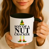 Son Of A Nut Cracker Funny Christmas Mug