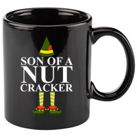 Son Of A Nut Cracker Funny Christmas 11oz C Handle Ceramic Mug