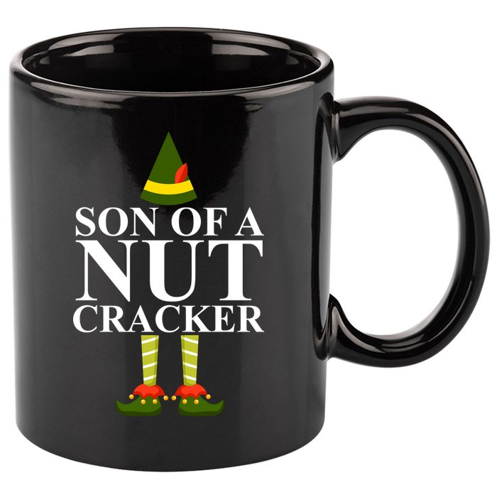 Son Of A Nut Cracker Funny Christmas 11oz C Handle Ceramic Mug