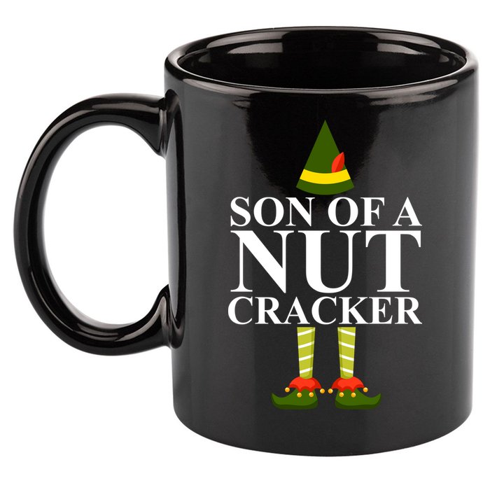 Son Of A Nut Cracker Funny Christmas 11oz C Handle Ceramic Mug