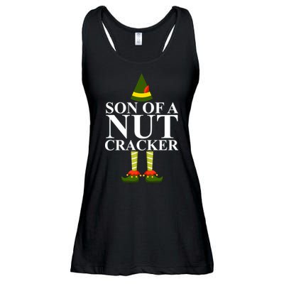 Son Of A Nut Cracker Funny Christmas Ladies Essential Flowy Tank