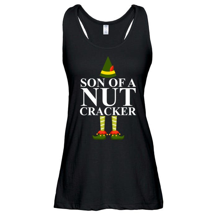 Son Of A Nut Cracker Funny Christmas Ladies Essential Flowy Tank