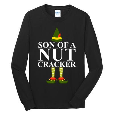 Son Of A Nut Cracker Funny Christmas Tall Long Sleeve T-Shirt