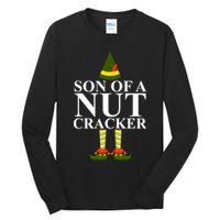 Son Of A Nut Cracker Funny Christmas Tall Long Sleeve T-Shirt