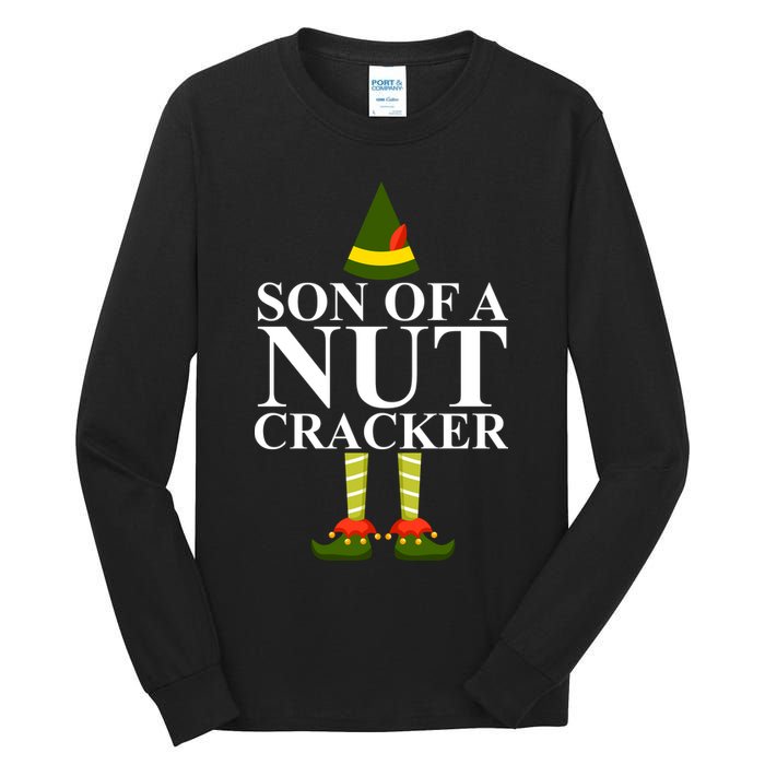 Son Of A Nut Cracker Funny Christmas Tall Long Sleeve T-Shirt
