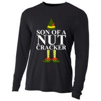Son Of A Nut Cracker Funny Christmas Cooling Performance Long Sleeve Crew