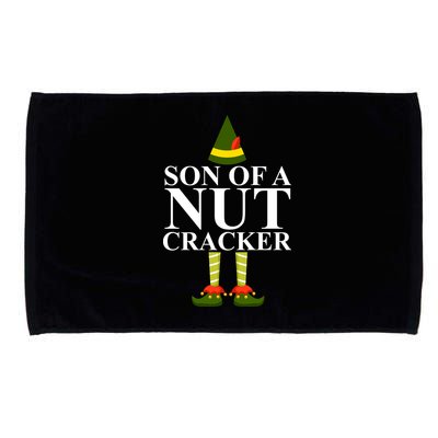 Son Of A Nut Cracker Funny Christmas Microfiber Hand Towel