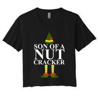 Son Of A Nut Cracker Funny Christmas Crop Top