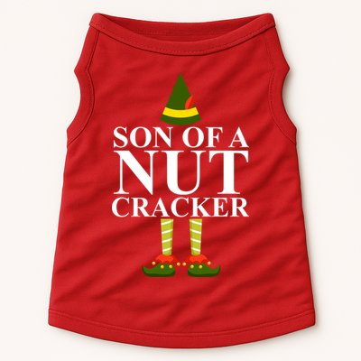 Son Of A Nut Cracker Funny Christmas Doggie Tank