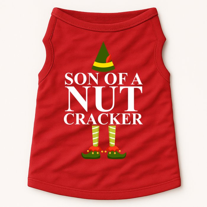 Son Of A Nut Cracker Funny Christmas Doggie Tank