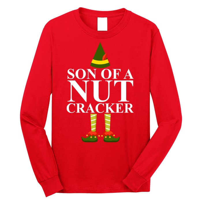 Son Of A Nut Cracker Funny Christmas Long Sleeve Shirt